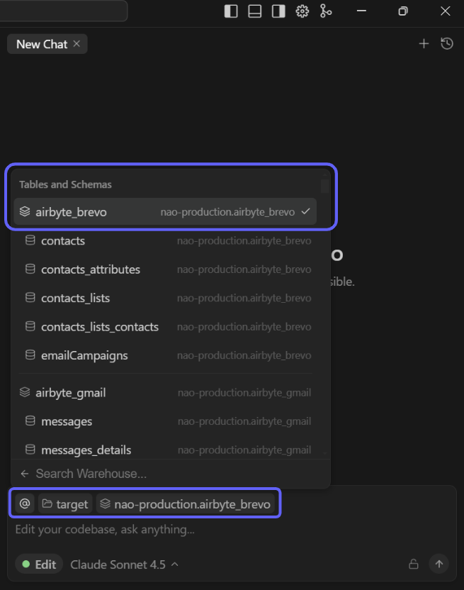 Add schemas to context