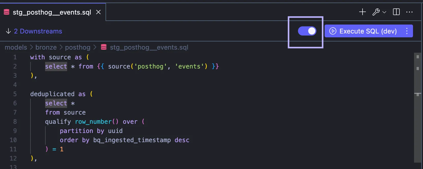 Toggle defer mode